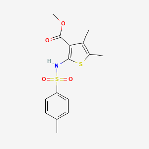 Methyl 4,5-dimethyl-2-{[(4-methylphenyl)sulfonyl]amino}thiophene-3-carboxylate