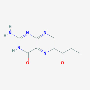 molecular formula C9H9N5O2 B1494776 Dehydrodeoxysepiapterin CAS No. 71014-28-3