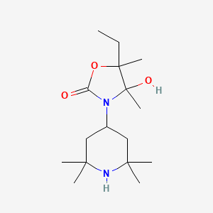 molecular formula C16H30N2O3 B14947909 5-Ethyl-4-hydroxy-4,5-dimethyl-3-(2,2,6,6-tetramethylpiperidin-4-yl)-1,3-oxazolidin-2-one 