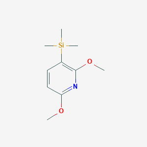 molecular formula C10H17NO2Si B1494792 2,6-Dimethoxy-3-(trimethylsilyl)pyridine 