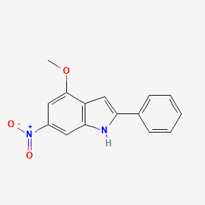 4-Methoxy-6-nitro-2-phenyl-1H-indole