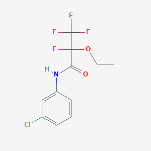 N-(3-chlorophenyl)-2-ethoxy-2,3,3,3-tetrafluoropropanamide