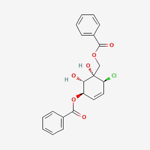 molecular formula C21H19ClO6 B1494807 Pipoxide chlorohydrin 