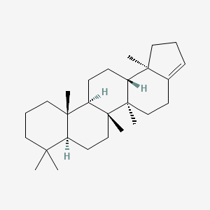 molecular formula C27H44 B1494809 22,29,30-Trisnorhop-17(21)-ene CAS No. 65132-06-1