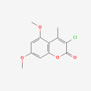 3-chloro-5,7-dimethoxy-4-methyl-2H-chromen-2-one