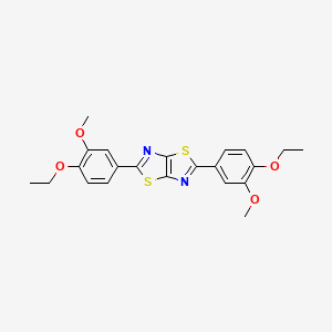 2,5-Bis(4-ethoxy-3-methoxyphenyl)[1,3]thiazolo[5,4-d][1,3]thiazole