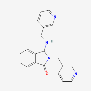 Isoindol-1-one, 2-pyridin-3-ylmethyl-3-[(pyridin-3-ylmethyl)amino]-2,3-dihydro-