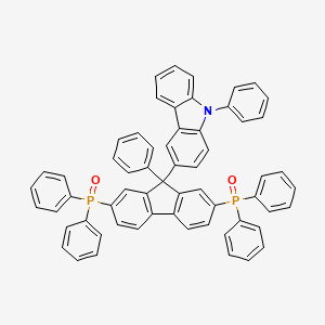 molecular formula C61H43NO2P2 B1494829 2,7-Bis(diphenylphosphinyl)-9-(9-phenyl-9H-carbazole-3-yl)-9-phenyl-9H-fluorene 