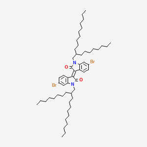 (E)-6-Bromo-3-(6-bromo-1-(2-octyldodecyl)-2-oxoindolin-3-ylidene)-1-(2-octyldodecyl)indolin-2-one