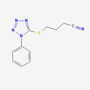 4-((1-Phenyl-1h-tetrazol-5-yl)thio)butanenitrile