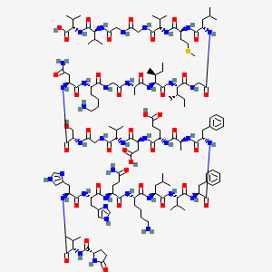 molecular formula C143H226N38O39S B1494842 (Pyr11)-Amyloid b-Protein (11-40) CAS No. 192377-94-9