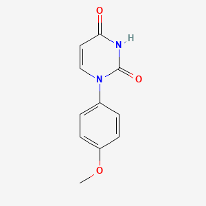 molecular formula C11H10N2O3 B1494843 1-(4-methoxyphenyl)pyrimidine-2,4(1H,3H)-dione 