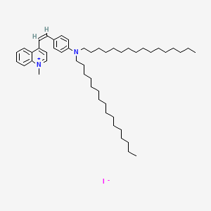 4-(p-Dihexadecylaminostyryl)-N-methylquinolinium iodide