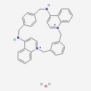 molecular formula C34H32N4O+2 B1494866 UCL 1684 Ditrifluoroacetate hydrate 