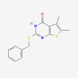 2-(Benzylsulfanyl)-5,6-dimethylthieno[2,3-d]pyrimidin-4-ol