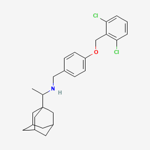 molecular formula C26H31Cl2NO B14948683 N-[1-(1-Adamantyl)ethyl]-N-{4-[(2,6-dichlorobenzyl)oxy]benzyl}amine 