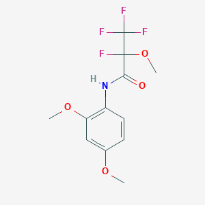 N-(2,4-dimethoxyphenyl)-2,3,3,3-tetrafluoro-2-methoxypropanamide