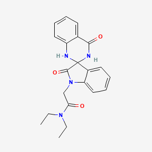 molecular formula C21H22N4O3 B14948784 2-(2,4'-dioxo-3',4'-dihydro-1'H-spiro[indole-3,2'-quinazolin]-1(2H)-yl)-N,N-diethylacetamide CAS No. 361465-02-3