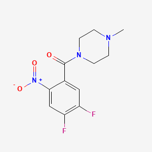 (4,5-Difluoro-2-nitrophenyl)(4-methylpiperazin-1-yl)methanone