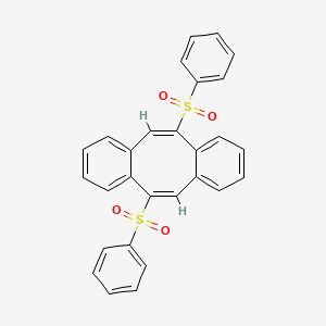 molecular formula C28H20O4S2 B1494885 5,11-Bis(phenylsulfonyl)dibenzo[a,e][8]annulene 