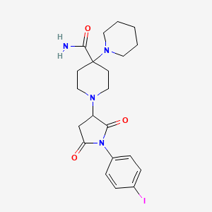 1'-[1-(4-Iodophenyl)-2,5-dioxopyrrolidin-3-yl]-1,4'-bipiperidine-4'-carboxamide