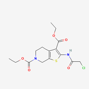 diethyl 2-[(chloroacetyl)amino]-4,7-dihydrothieno[2,3-c]pyridine-3,6(5H)-dicarboxylate