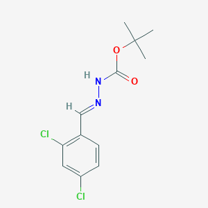 molecular formula C12H14Cl2N2O2 B14949043 tert-Butyl (2E)-2-(2,4-dichlorobenzylidene)hydrazinecarboxylate 