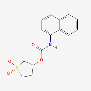 1,1-Dioxidotetrahydrothien-3-yl 1-naphthylcarbamate