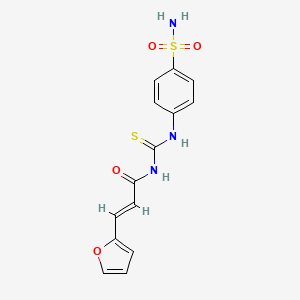 4-[3-(3-Furan-2-yl-acryloyl)-thioureido]-benzenesulfonamide