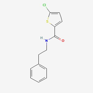 molecular formula C13H12ClNOS B14949162 5-chloro-N-(2-phenylethyl)thiophene-2-carboxamide 