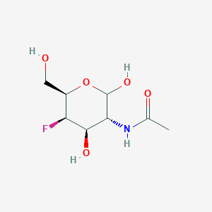 molecular formula C8H14FNO5 B1494917 2-Acetamido-2,4-dideoxy-4-fluoro-D-galactopyranose 
