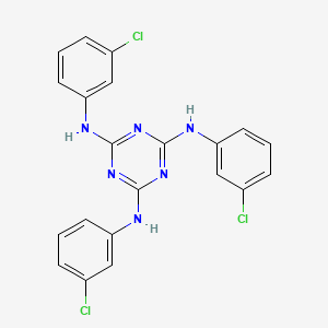 N,N',N''-tris(3-chlorophenyl)-1,3,5-triazine-2,4,6-triamine