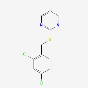 molecular formula C11H8Cl2N2S B14949180 2-[(2,4-Dichlorobenzyl)sulfanyl]pyrimidine 