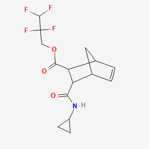 2,2,3,3-Tetrafluoropropyl 3-(cyclopropylcarbamoyl)bicyclo[2.2.1]hept-5-ene-2-carboxylate