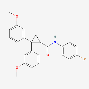 N-(4-bromophenyl)-2,2-bis(3-methoxyphenyl)cyclopropanecarboxamide