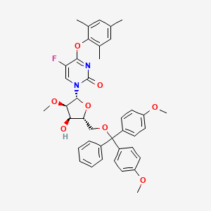 molecular formula C40H41FN2O8 B1494921 5'-O-(Dimethoxytrityl)-5-fluoro-O4-(2,4,6-trimethylphenyl)-2'-O-methyluridine 