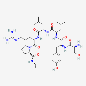 molecular formula C37H62N10O8 B1494922 (D-Leu6,pro-nhet9)-lhrh (4-9) CAS No. 202333-85-5