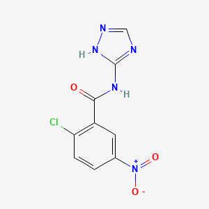 2-Chloro-5-nitro-N-(1H-1,2,4-triazol-3-yl)benzamide