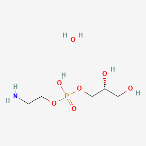 molecular formula C5H16NO7P B1494925 alpha-Glycerophosphorylethanolamine monohydrate, (R)- CAS No. 35907-34-7