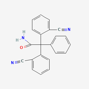 2,2-Bis(2-cyanophenyl)-2-phenylacetamide