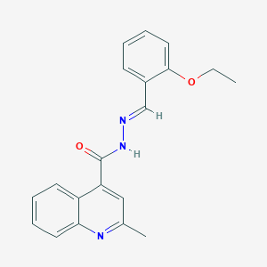 N'-[(E)-(2-ethoxyphenyl)methylidene]-2-methylquinoline-4-carbohydrazide