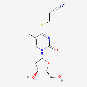 molecular formula C13H17N3O4S B1494930 S4-(2-Cyanoethyl)-4-thiothymidine 