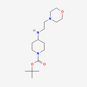 molecular formula C16H31N3O3 B1494933 Tert-butyl 4-(2-morpholinoethylamino)piperidine-1-carboxylate 