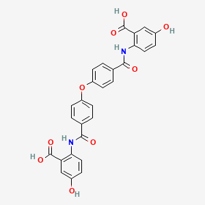 2,2'-[Oxybis(benzene-4,1-diylcarbonylimino)]bis(5-hydroxybenzoic acid)