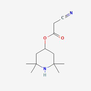 molecular formula C12H20N2O2 B14949393 2,2,6,6-Tetramethyl-4-piperidyl 2-cyanoacetate CAS No. 63864-24-4