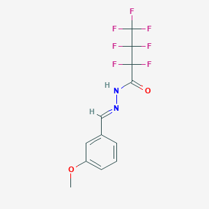 2,2,3,3,4,4,4-Heptafluoro-N'-(3-methoxybenzylidene)butyrohydrazide