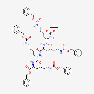 molecular formula C68H88N8O15 B1494948 Boc-lys(Z)-lys(Z)-lys(Z)-lys(Z)-obzl CAS No. 62196-20-7