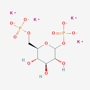 molecular formula C6H10K4O12P2 B1494949 D-Glucose-1,6-diphosphate potassium salt 