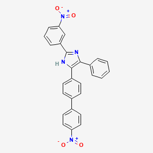 4-(4'-nitrobiphenyl-4-yl)-2-(3-nitrophenyl)-5-phenyl-1H-imidazole