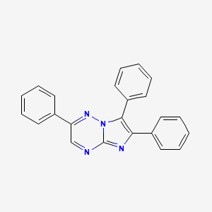 molecular formula C23H16N4 B14949524 2,6,7-Triphenylimidazo[1,2-b][1,2,4]triazine 